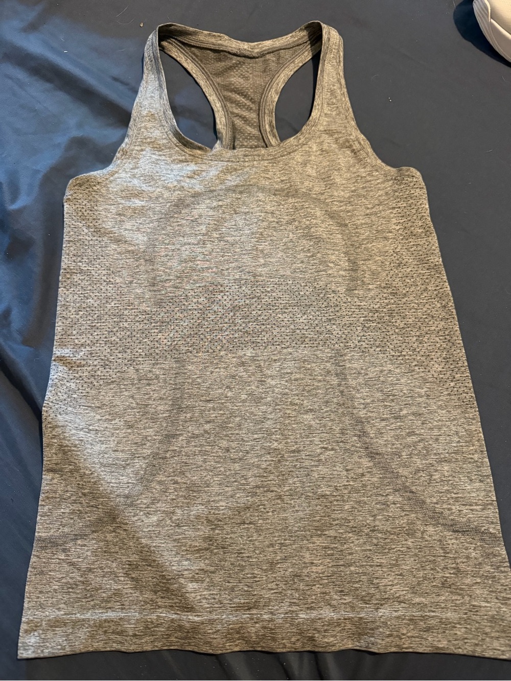 lululemon athletica Heathered Gray Racerback Tank